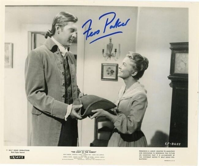 fess parker 50s autograph