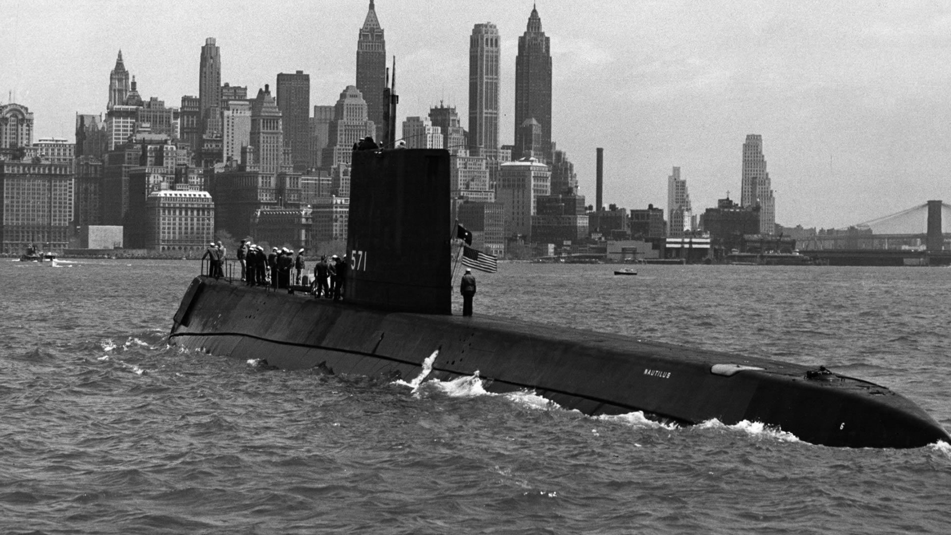 USS Nautilus Nuclear Submarine Debut