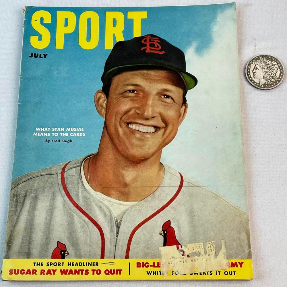 Stan Musial on Sport Magazine Cover