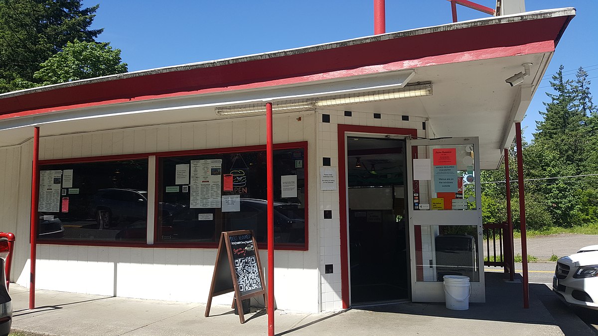 Skyline Restaurant exterior Portland Oregon 1950s
