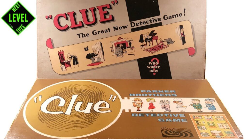 Vintage Clue board game