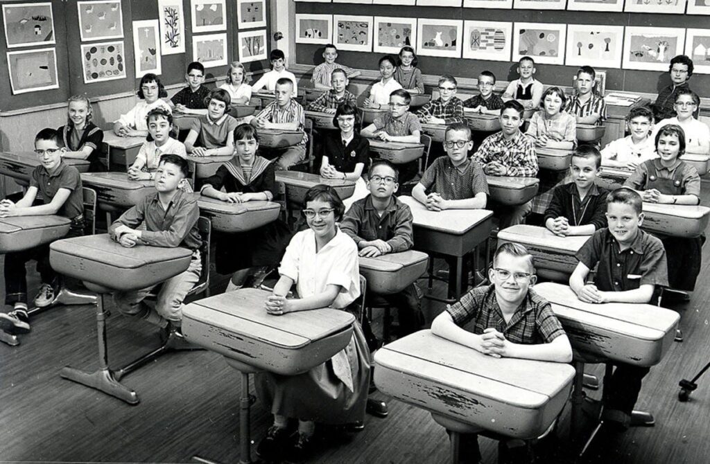 1950s classroom