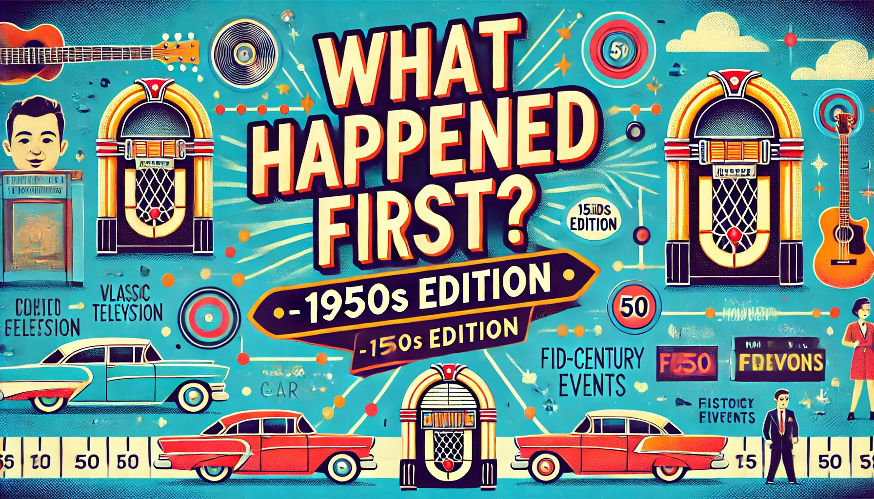 1950s Iconic Moments Timeline Quiz