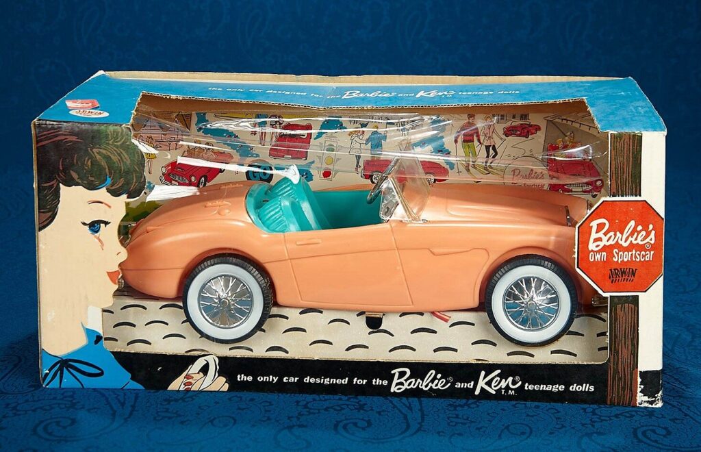 Barbie's Own Sports Car Austin Healey by Irwin for Mattel, 1962