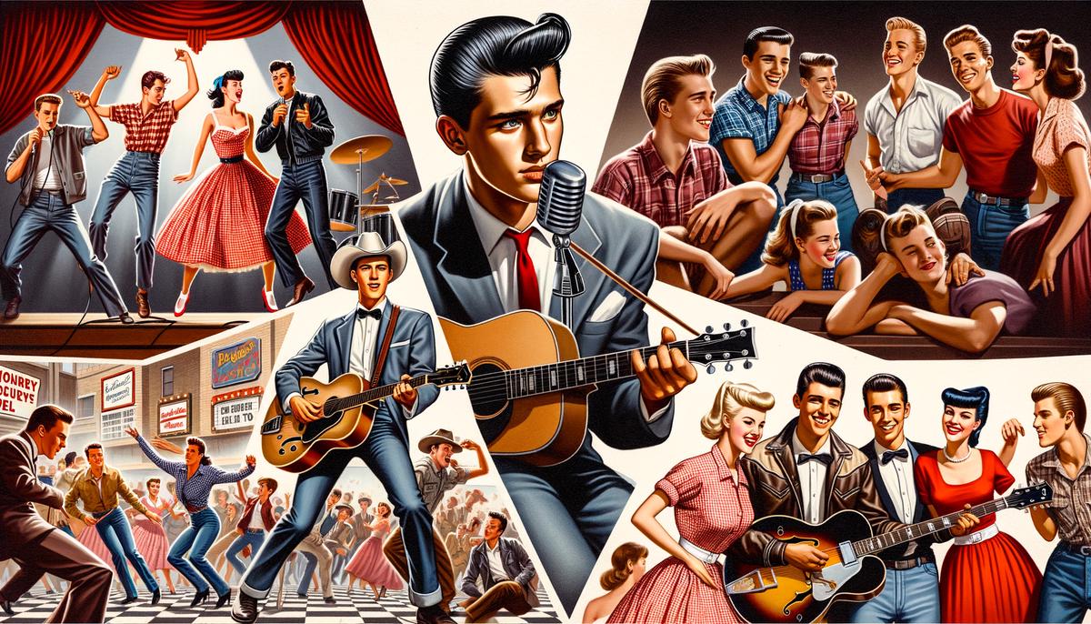 1950s Country vs Rock Icons