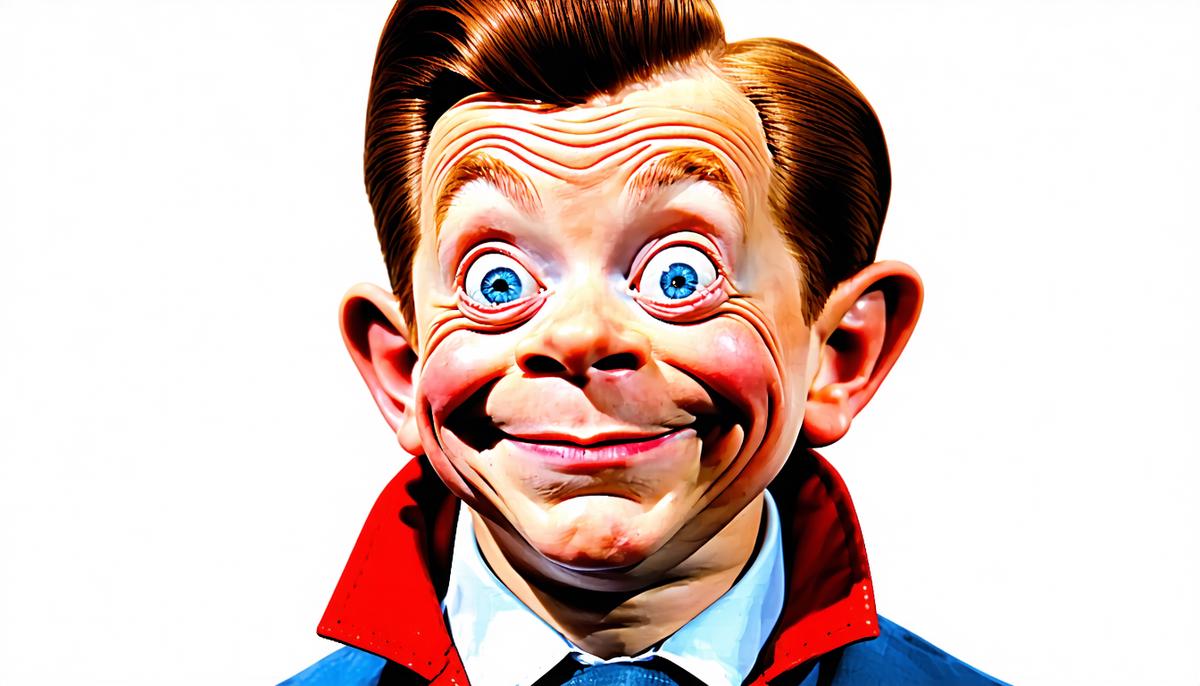 The first appearance of Alfred E. Neuman on a Mad Magazine cover