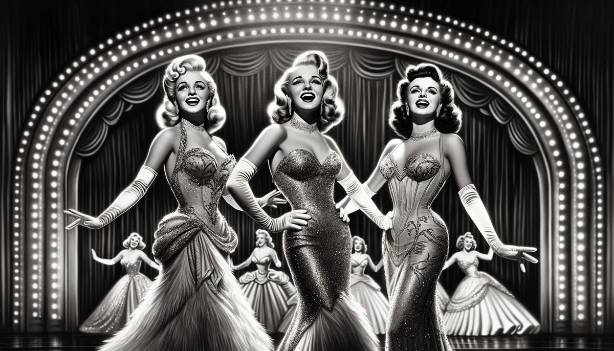 Gabor Sisters Vegas 1953 Act